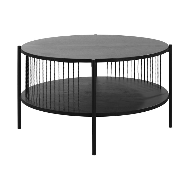 Harley Round Coffee Table - Black
