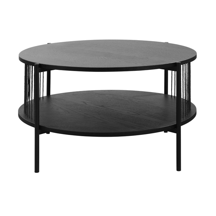 Harley Round Coffee Table - Black
