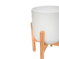 Ivyline Lisbon Pot & Stand White