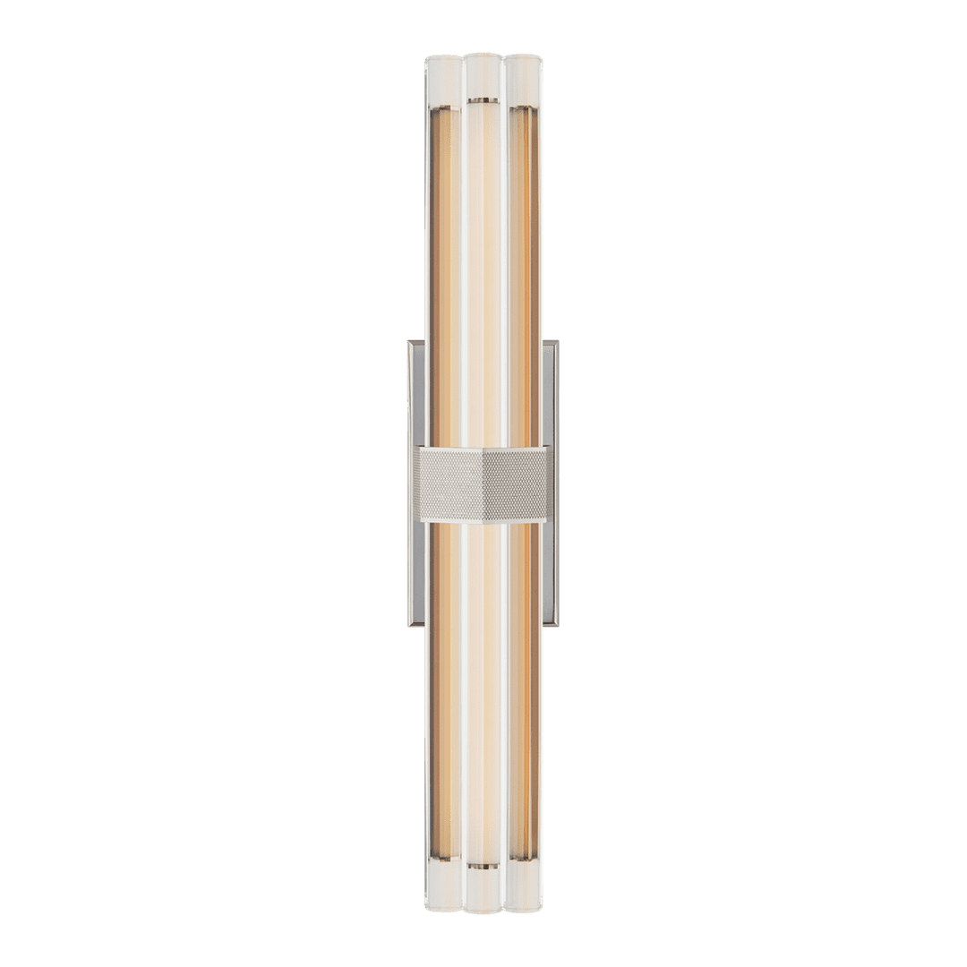 Fascio 24" Sconce - Polished Nickel with Crystal Visual Comfort 1