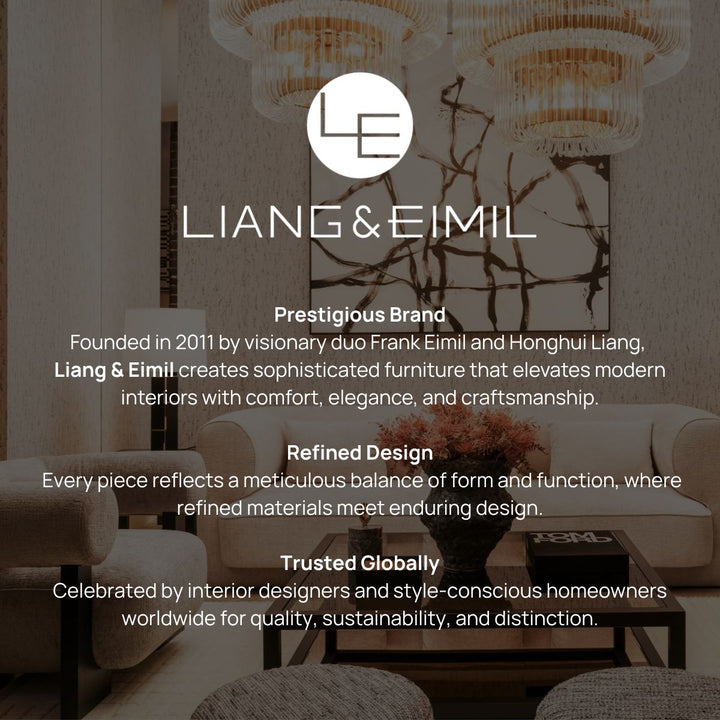 Liang and Eimil Ethis Dining Chair - Boucle Sand & Matt Black LiangAndEimil 7