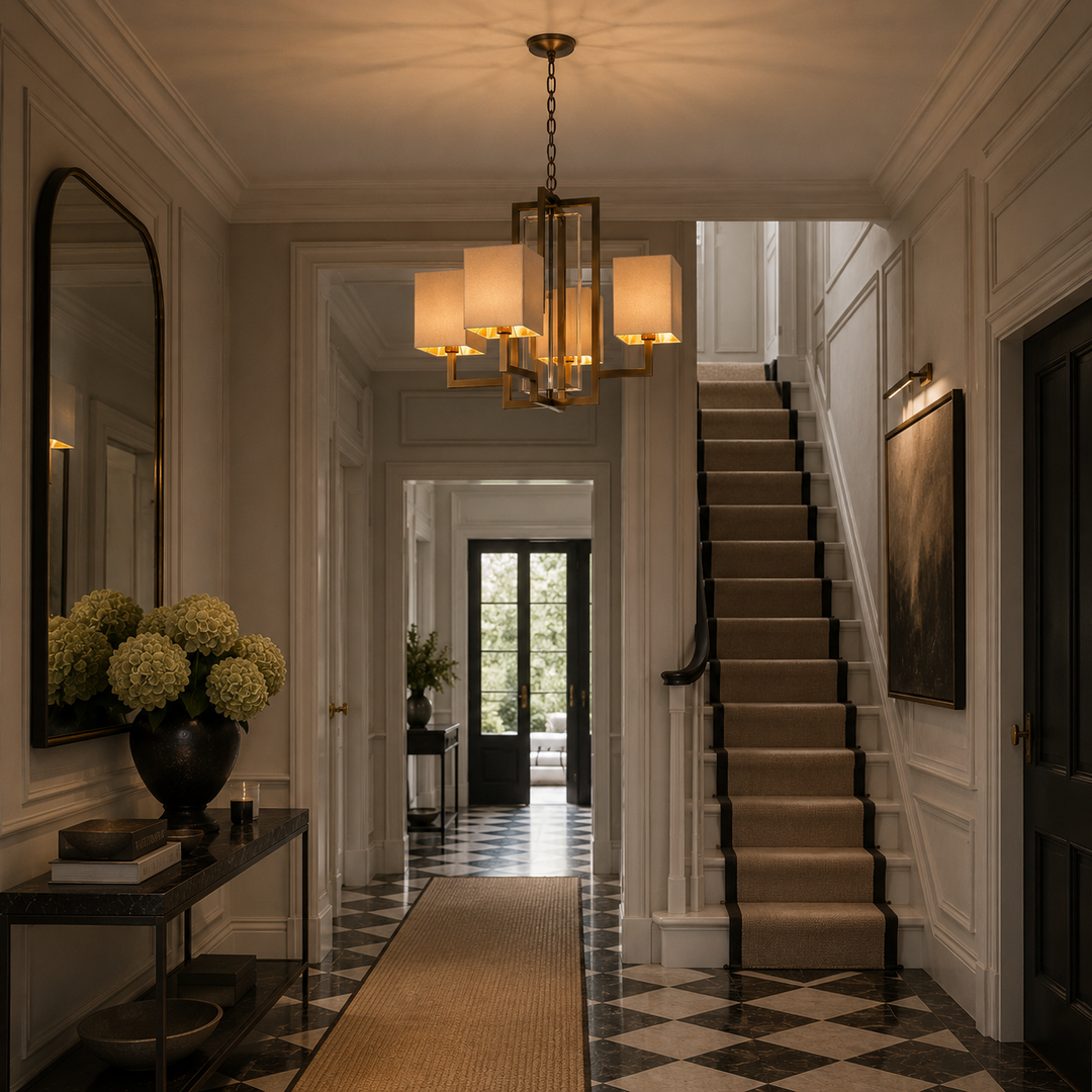 Laik Chandelier - Antique Brass