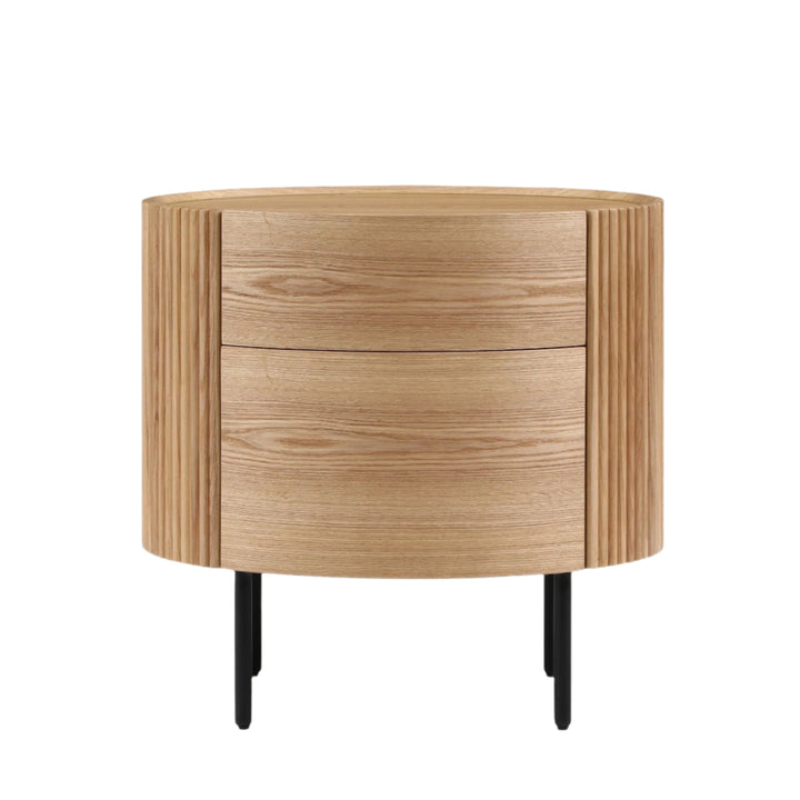 Lantine Bedside Table - Ash Oak Tommy Franks 1