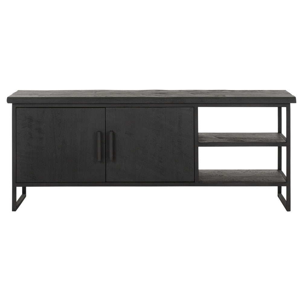 DTP Home Beam 2 TV Stand in Recycled Black Teakwood
