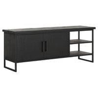 DTP Home Beam 2 TV Stand in Recycled Black Teakwood