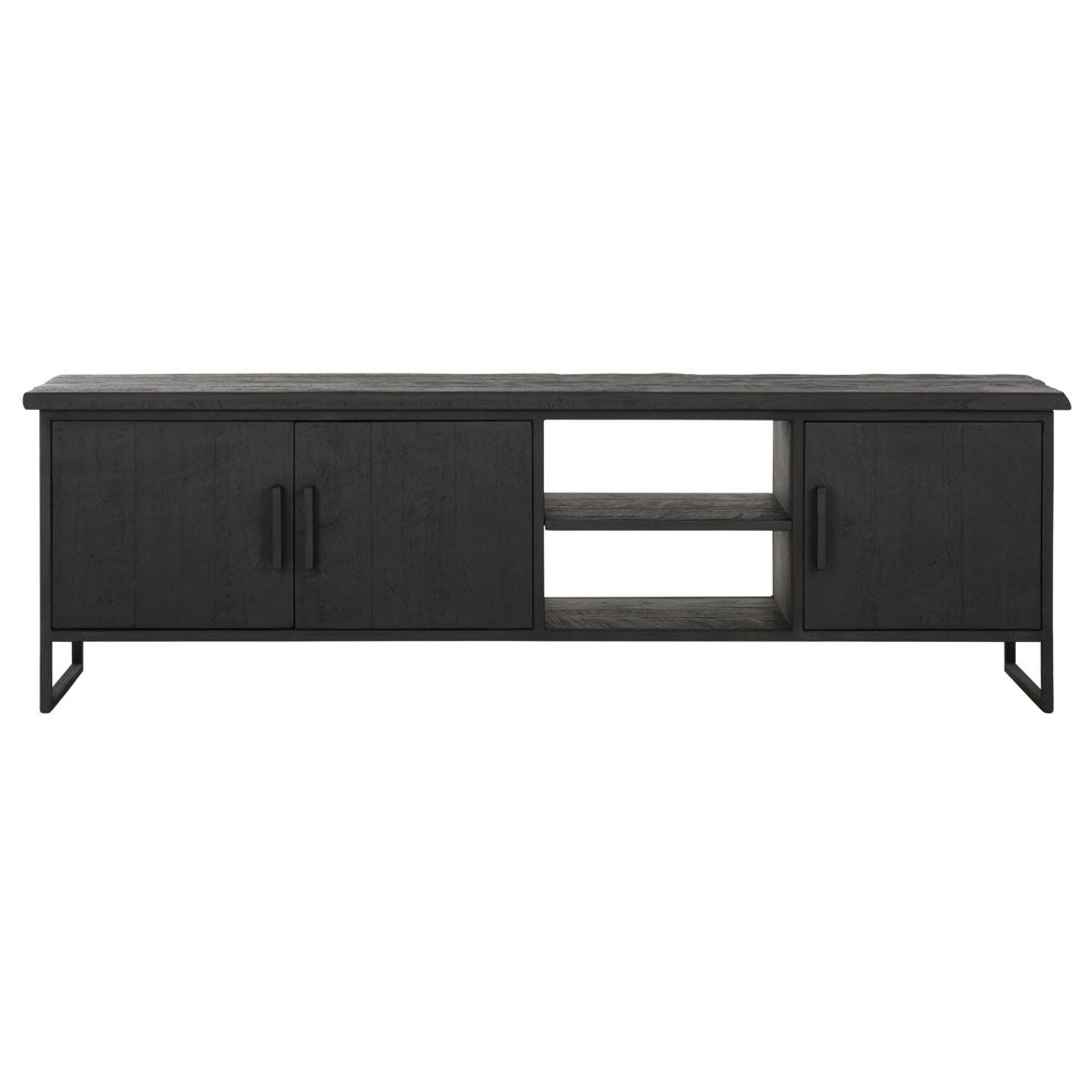 DTP Interiors-DTP Home Beam 2 TV Stand in Recycled Black Teakwood-Black 469 