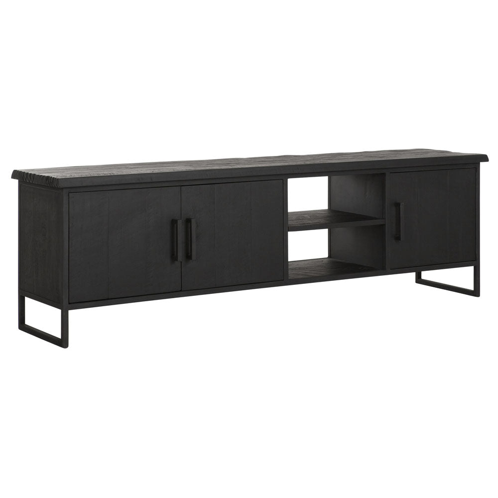  DTP Interiors-DTP Home Beam 2 TV Stand in Recycled Black Teakwood-Black 181 