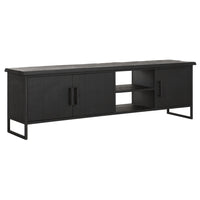 DTP Home Beam 2 TV Stand in Recycled Black Teakwood