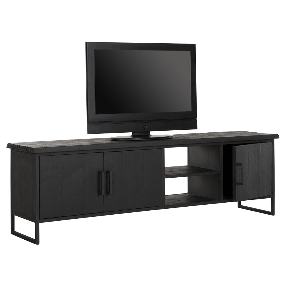  DTP Interiors-DTP Home Beam 2 TV Stand in Recycled Black Teakwood-Black 933 