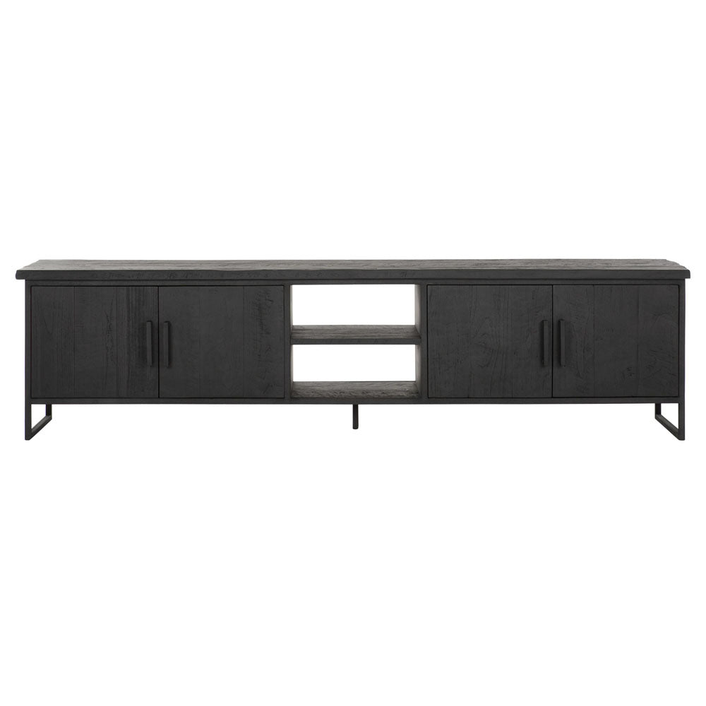 DTP Home Beam 2 TV Stand in Recycled Black Teakwood