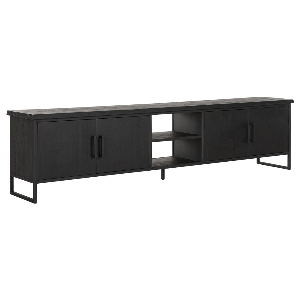  DTP Interiors-DTP Home Beam 2 TV Stand in Recycled Black Teakwood-Black 533 