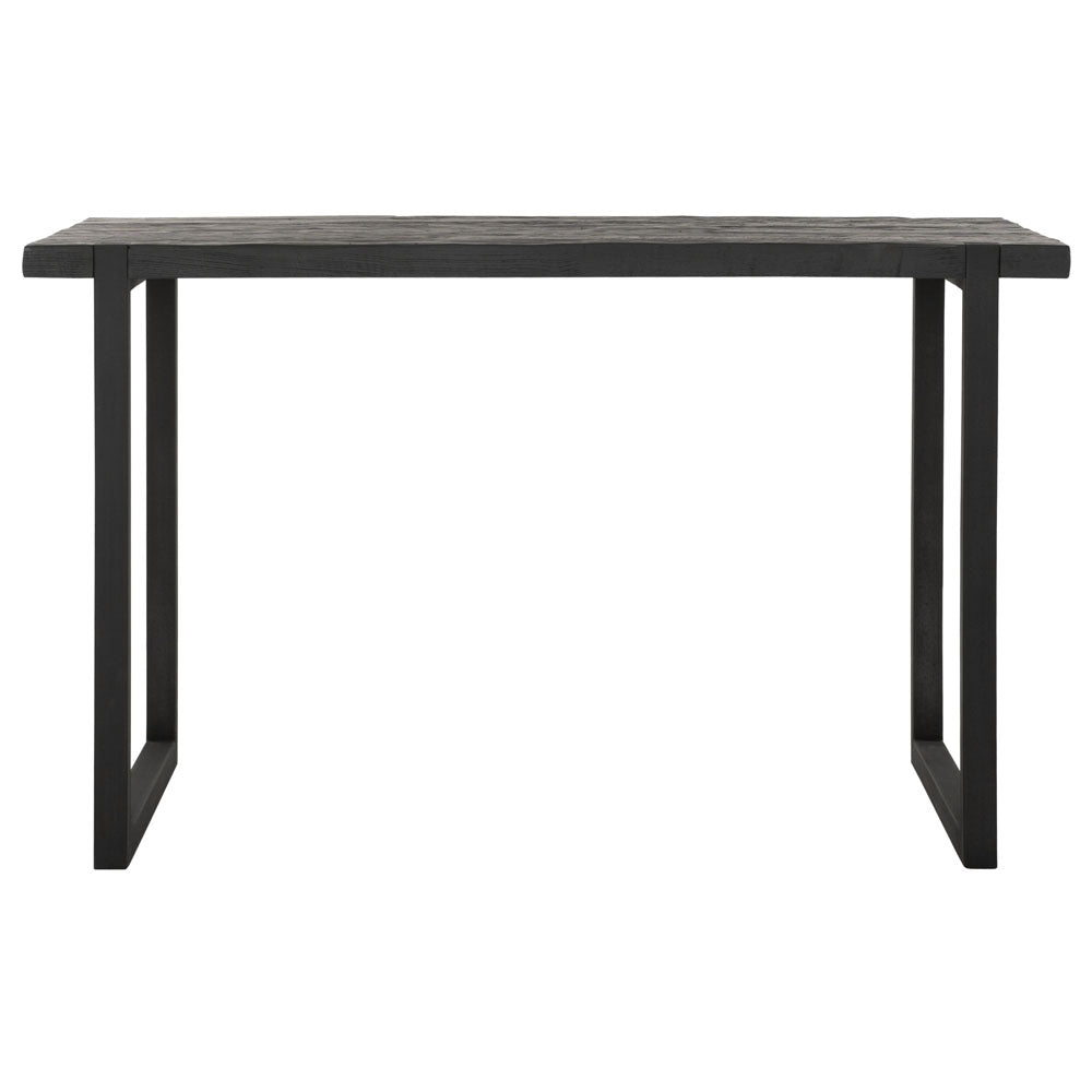  DTP Interiors-DTP Interiors Beam Counter Table in Recycled Black Teakwood-Black 869 