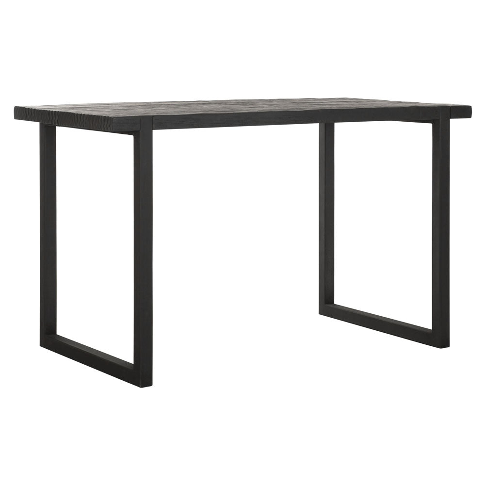  DTP Interiors-DTP Interiors Beam Counter Table in Recycled Black Teakwood-Black 101 