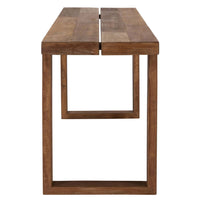 DTP Interiors Icon Console / Writing Desk in Recycled Black Teakwood