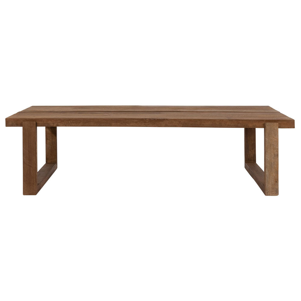 DTP Interiors Icon Rectangular Coffee Table in Recycled Teakwood