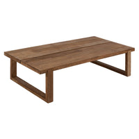 DTP Interiors Icon Rectangular Coffee Table in Recycled Teakwood