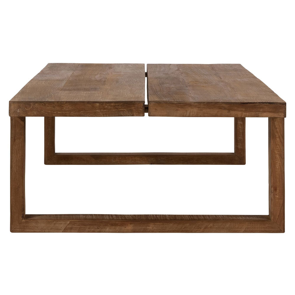 DTP Interiors Icon Rectangular Coffee Table in Recycled Teakwood