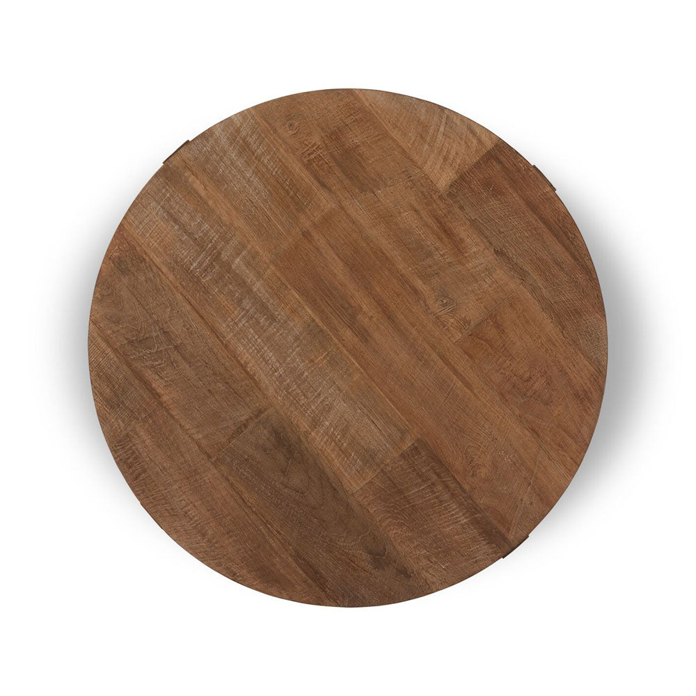 DTP Interiors Icon Round Coffee Table in Recycled Teakwood