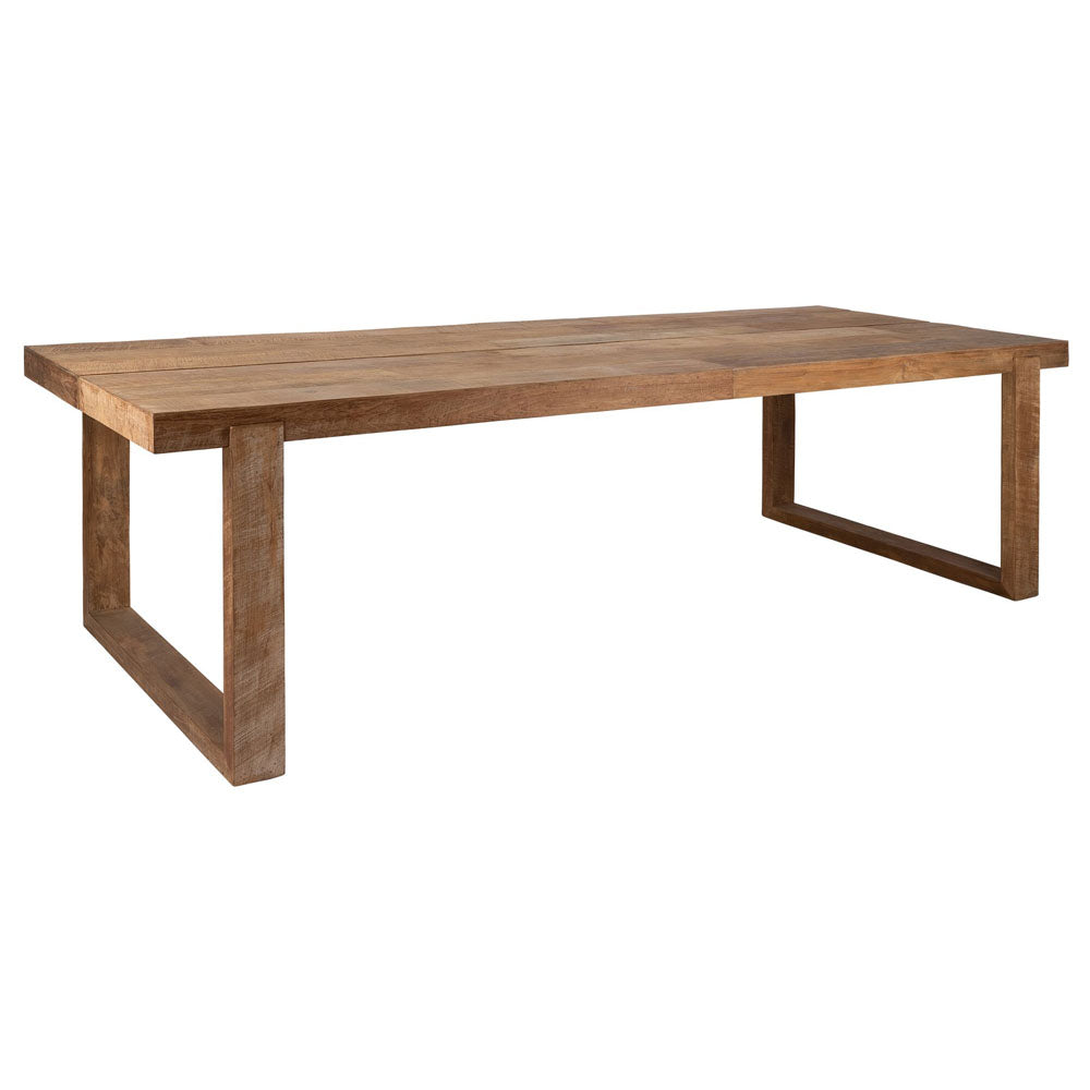 DTP Home Icon Rectangular Dining Table in Recycled Teakwood Finish