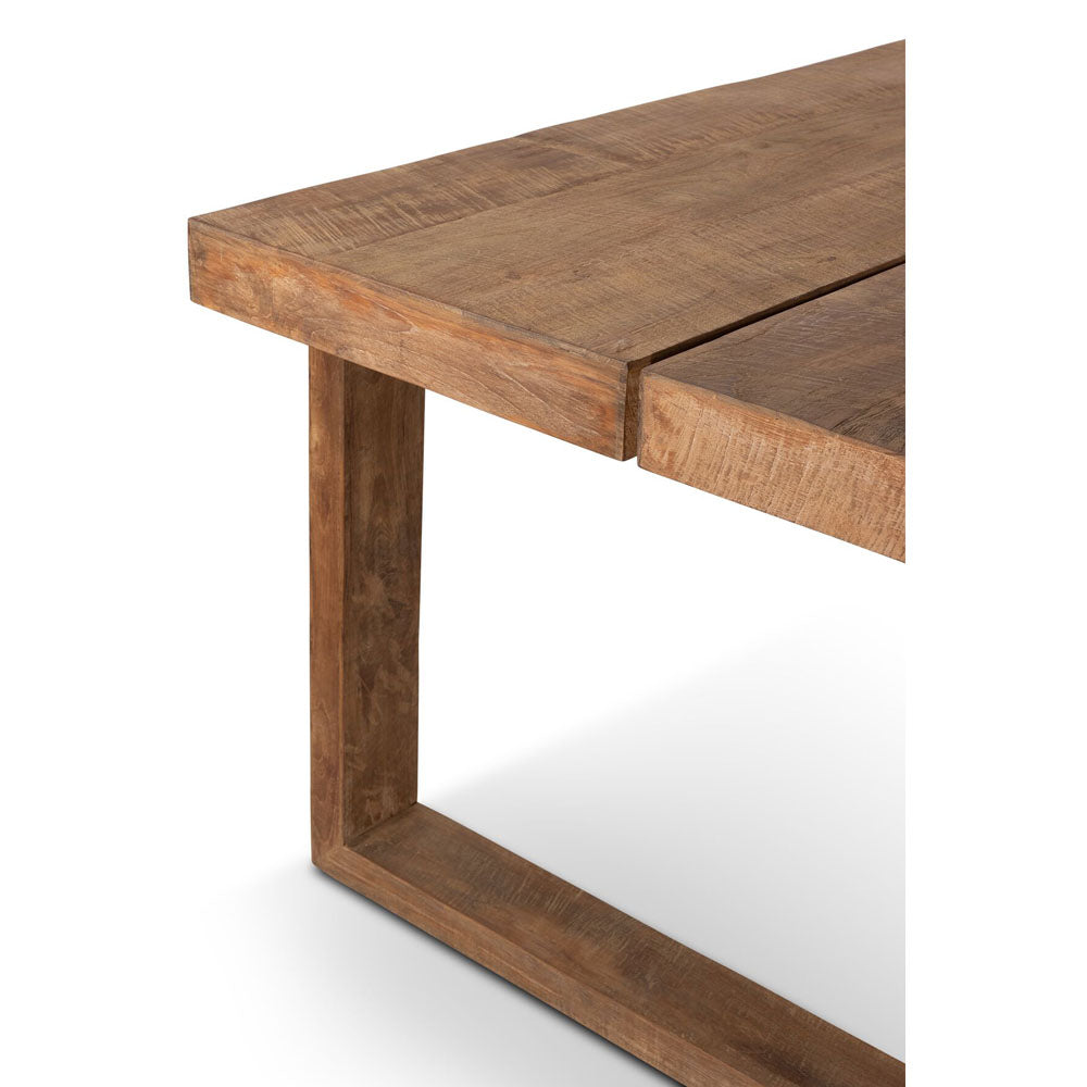 DTP Home Icon Rectangular Dining Table in Recycled Teakwood Finish