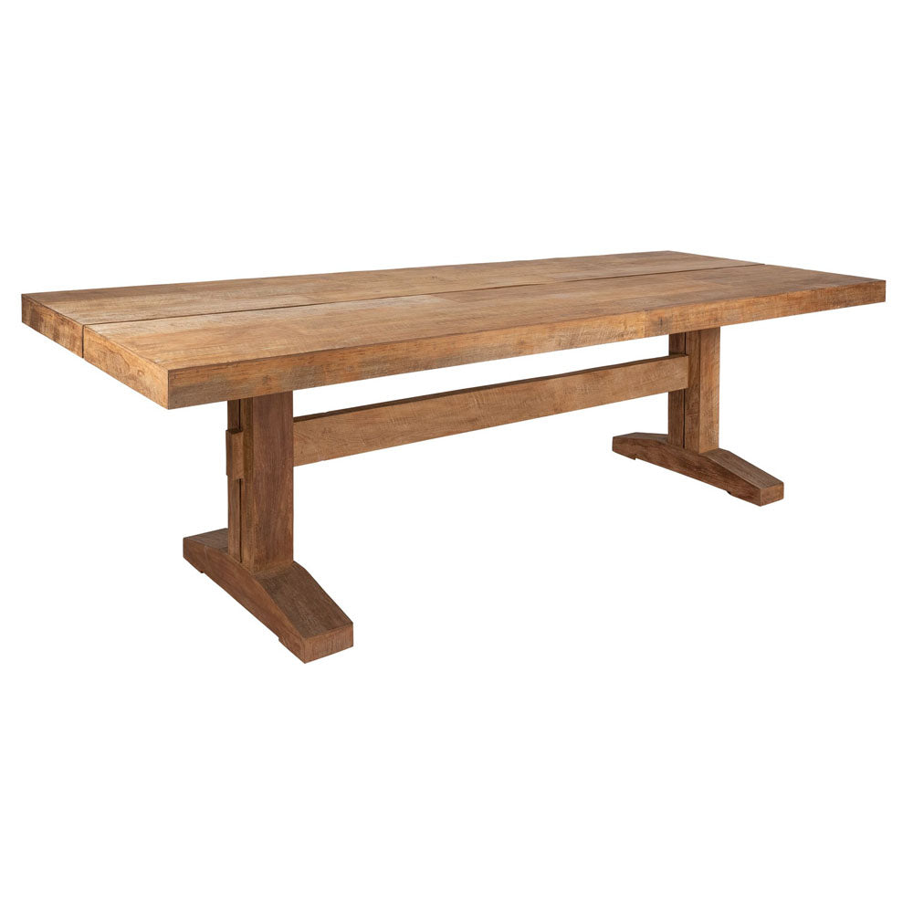 DTP Home Borgo Dining Table in Recycled Teakwood Finish