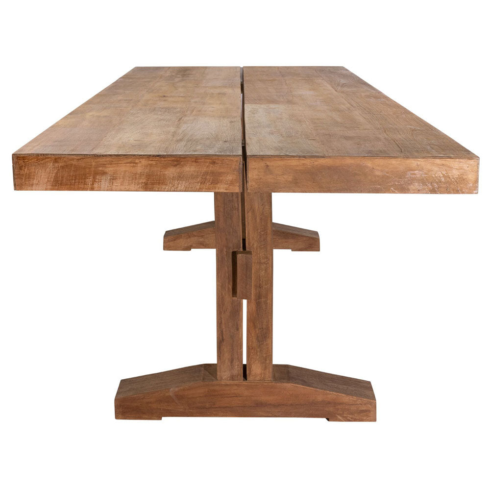 DTP Home Borgo Dining Table in Recycled Teakwood Finish