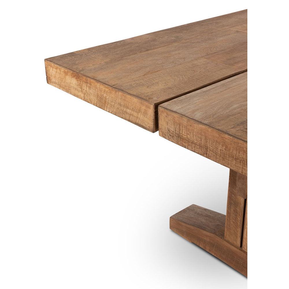 DTP Home Borgo Dining Table in Recycled Teakwood Finish