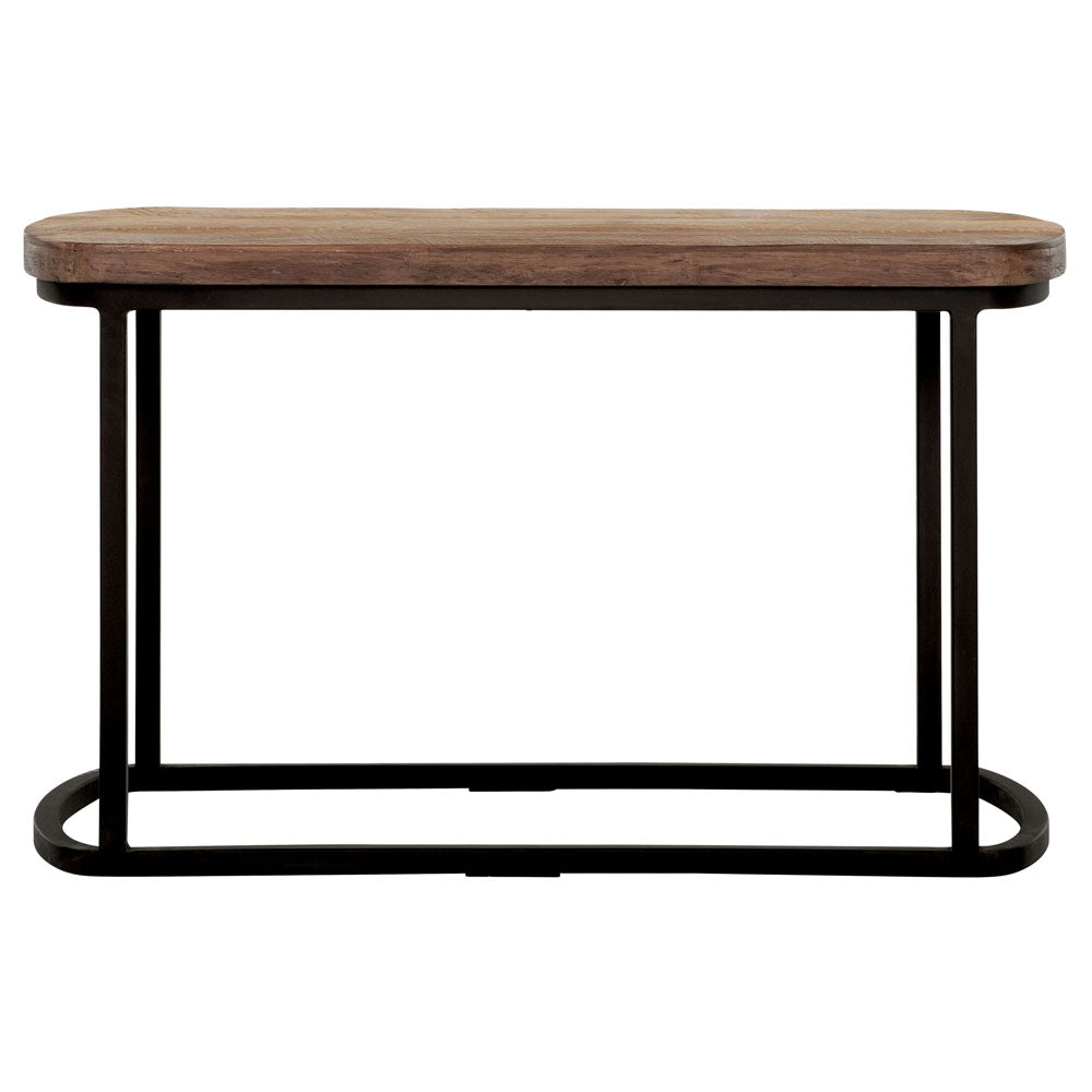 DTP Interiors Castor Bench in Recycled Teakwood