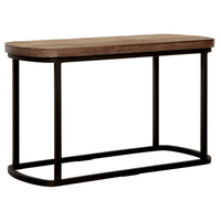 DTP Interiors Castor Bench in Recycled Teakwood