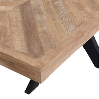 DTP Home Einstein Rectangular Dining Table in Recycled Teakwood Finish