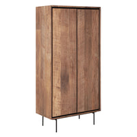 DTP Home Metropole Cupboard in Recycled Teakwood Finish