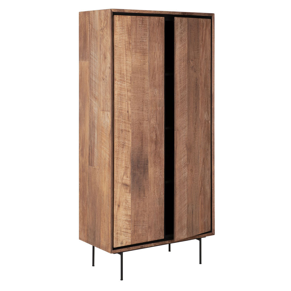 DTP Home Metropole Cupboard in Recycled Teakwood Finish