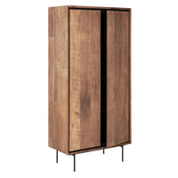 DTP Home Metropole Cupboard in Recycled Teakwood Finish