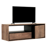 DTP Home Metropole Hanging TV Stand in Recycled Teakwood Finish