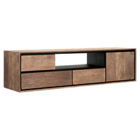 DTP Home Metropole Hanging TV Stand in Recycled Teakwood Finish