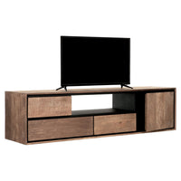 DTP Home Metropole Hanging TV Stand in Recycled Teakwood Finish