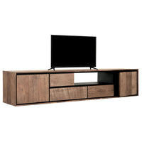 DTP Home Metropole Hanging TV Stand in Recycled Teakwood Finish