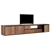 DTP Home Metropole Hanging TV Stand in Recycled Teakwood Finish