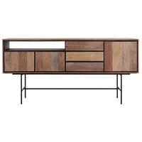 DTP Home Metropole Dresser in Recycled Teakwood Finish