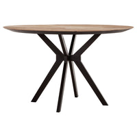 DTP Home Metropole Round Dining Table in Recycled Teakwood Finish