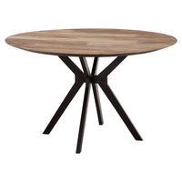 DTP Home Metropole Round Dining Table in Recycled Teakwood Finish