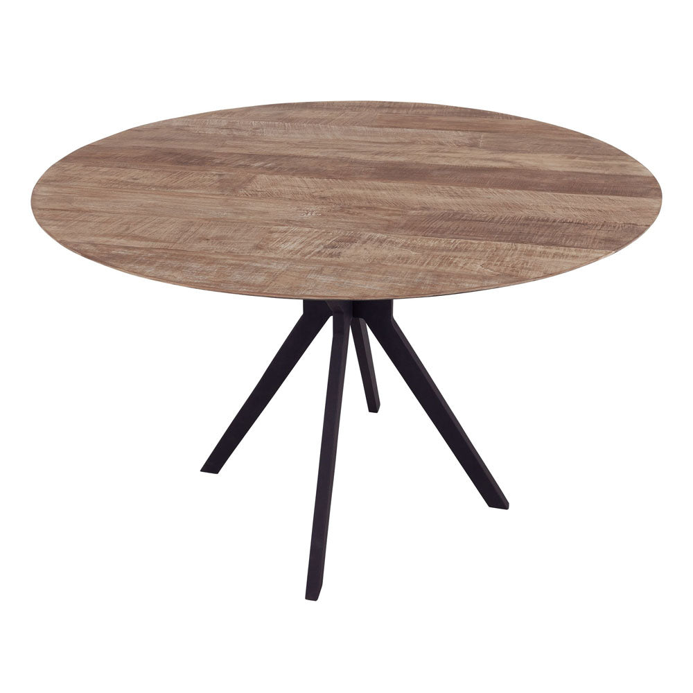  DTP Interiors-DTP Interiors Metropole Round Counter Table in Recycled Teakwood-Brown 845 
