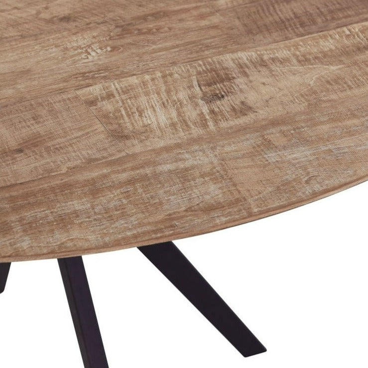 DTP Interiors Metropole Round Counter Table in Recycled Teakwood