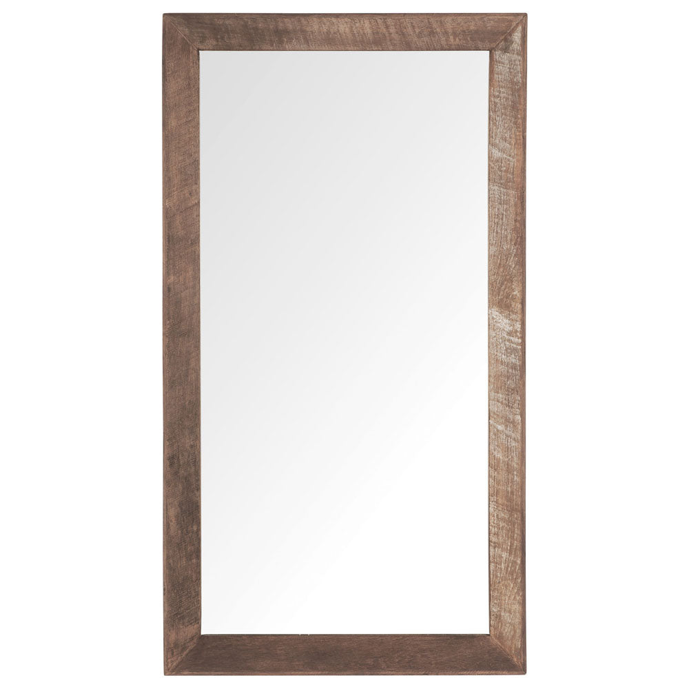 DTP Home Metropole Rectangular Mirror in Recycled Teakwood Finish