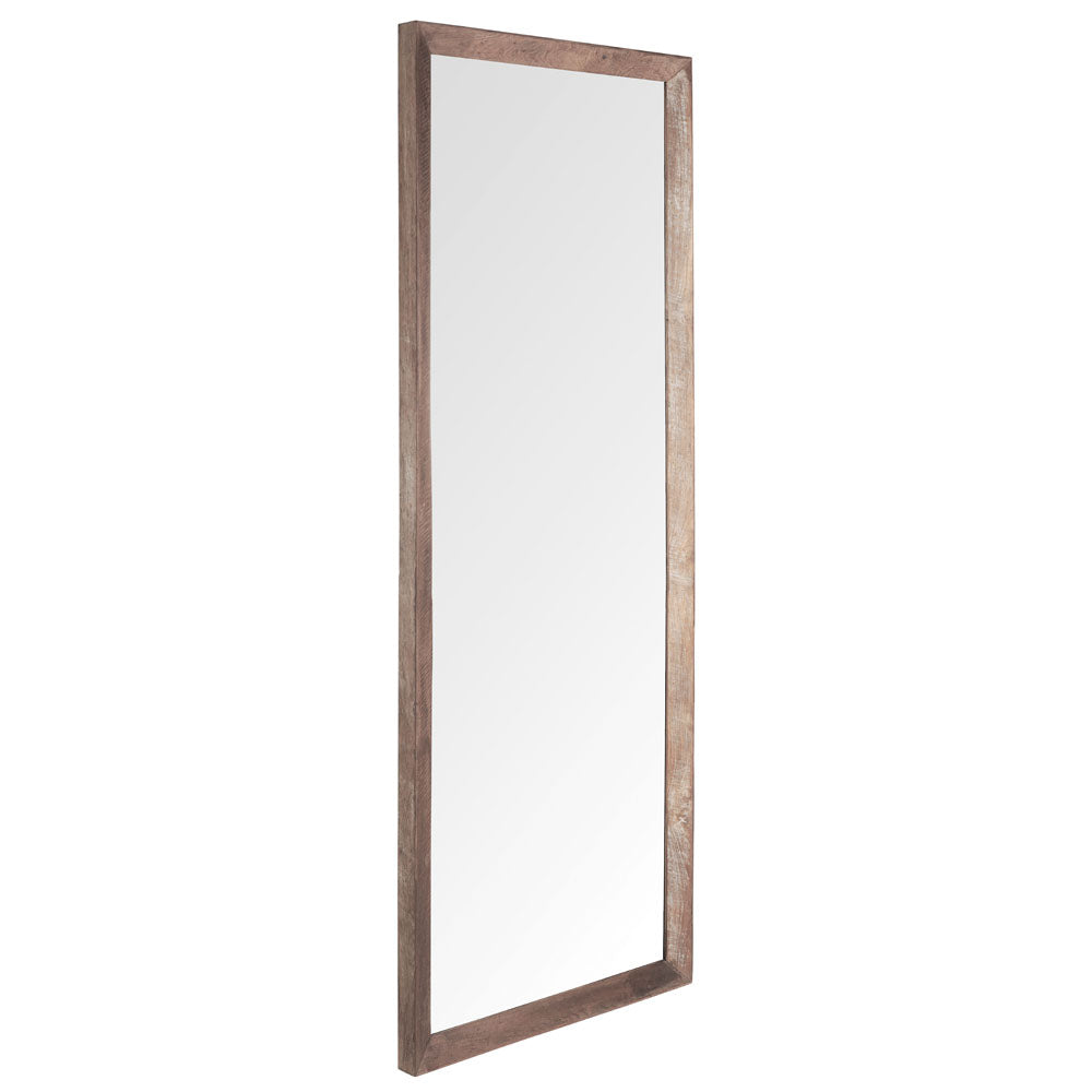 DTP Home Metropole Rectangular Mirror in Recycled Teakwood Finish