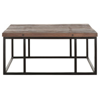 DTP Interiors Timber Square Coffee Table in Mixed Wood