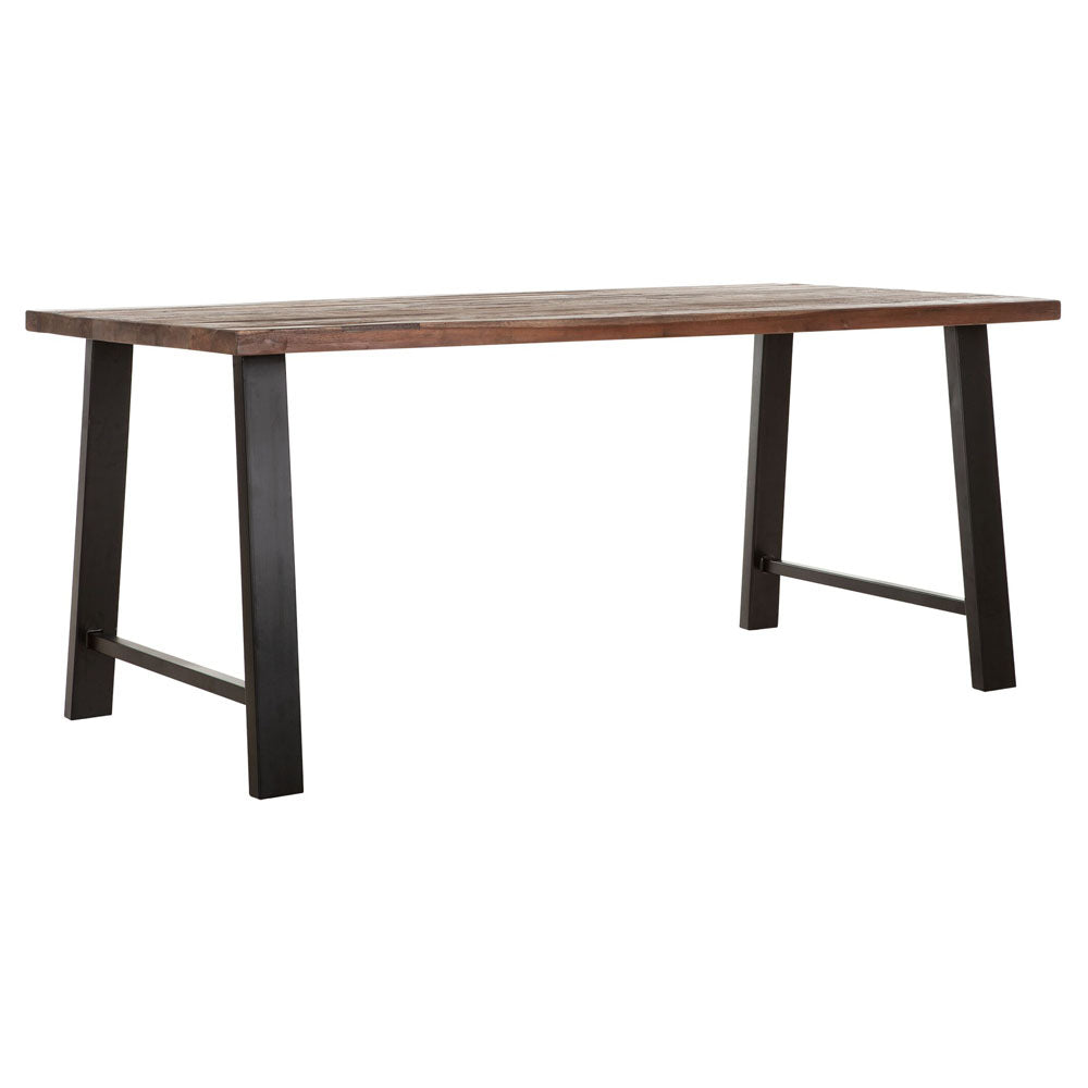 DTP Home Timber Rectangular Dining Table in Mixed Wood