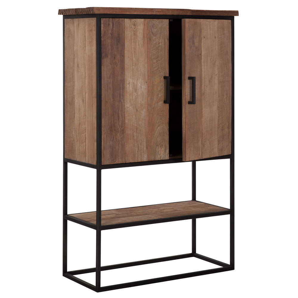  DTP Interiors-DTP Home Beam Cabinet in Recycled Teakwood Finish-Brown 213 