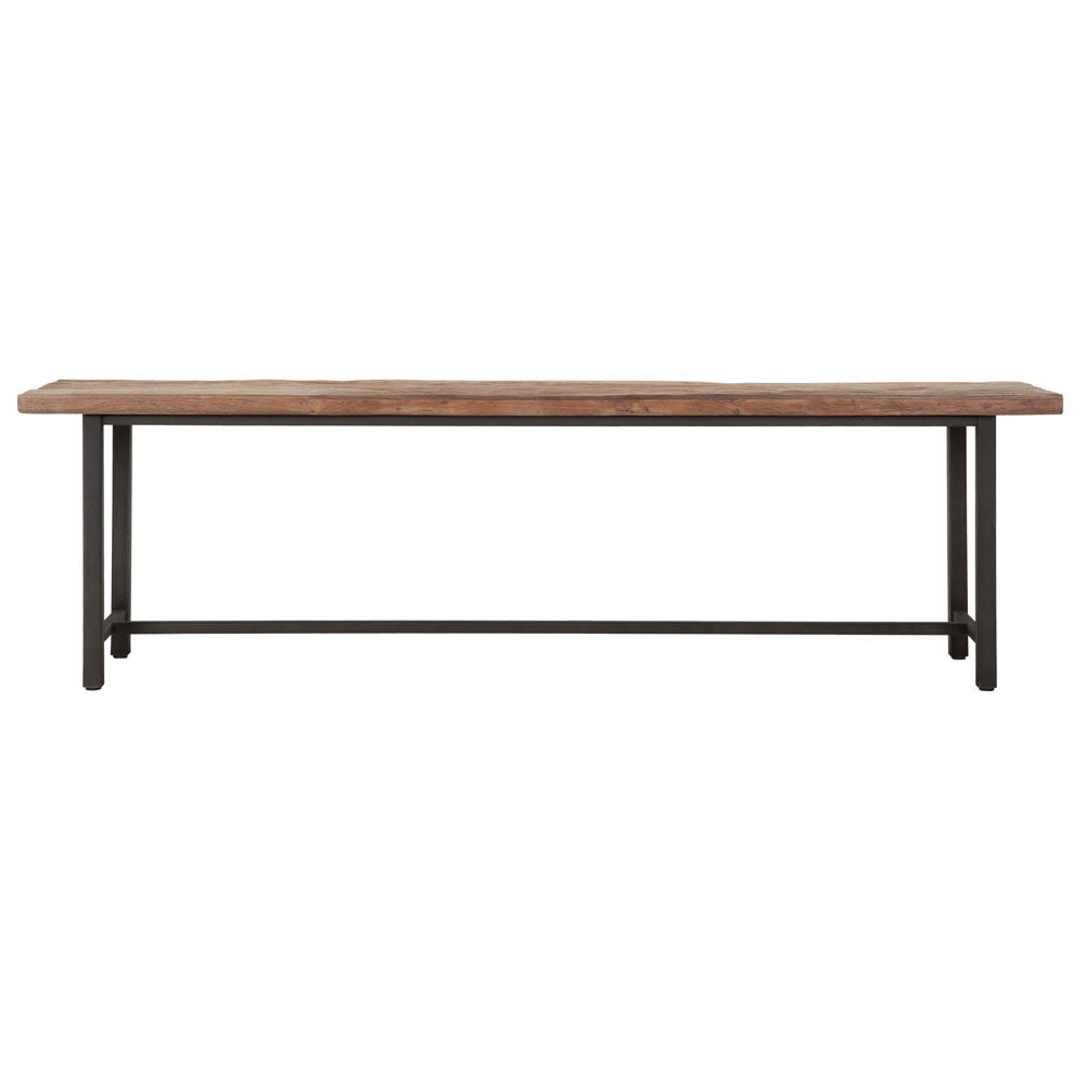  DTP Interiors-DTP Home Beam Bench with Recycled Teakwood Finish Top-Brown 581 