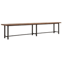 DTP Home Beam Bench with Recycled Teakwood Finish Top